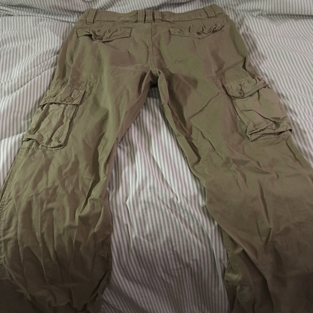 Vintage Tommy Hilfiger Flare Khaki Cargo Pants